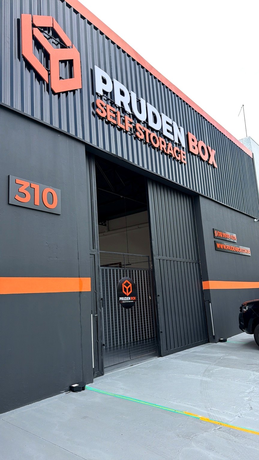 Fachada da Prudenbox Self Storage